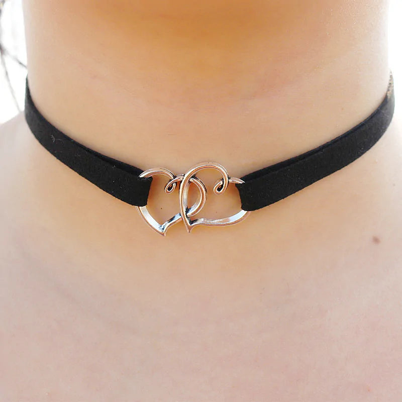 Twin Hearts Love | Necklace | F