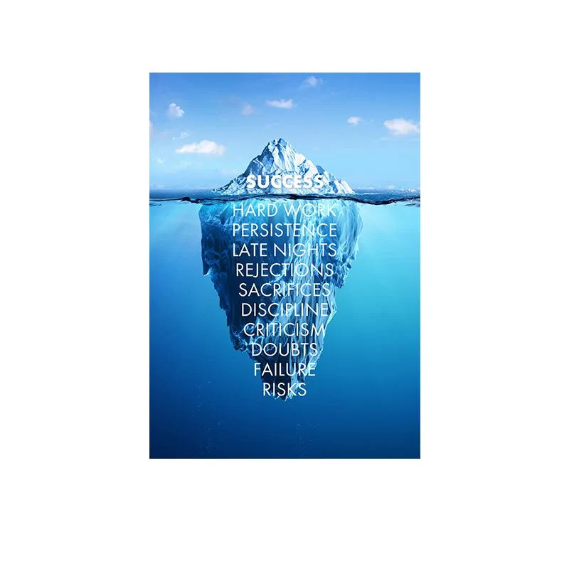 Motivational Success Quotes Canvas Wall Art - #tag1# - #tag2# -