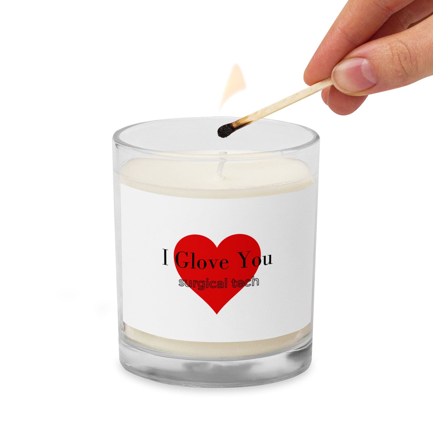 CST certified surgical tech - Glass jar- soy wax - candle - #tag1# - #tag2# -