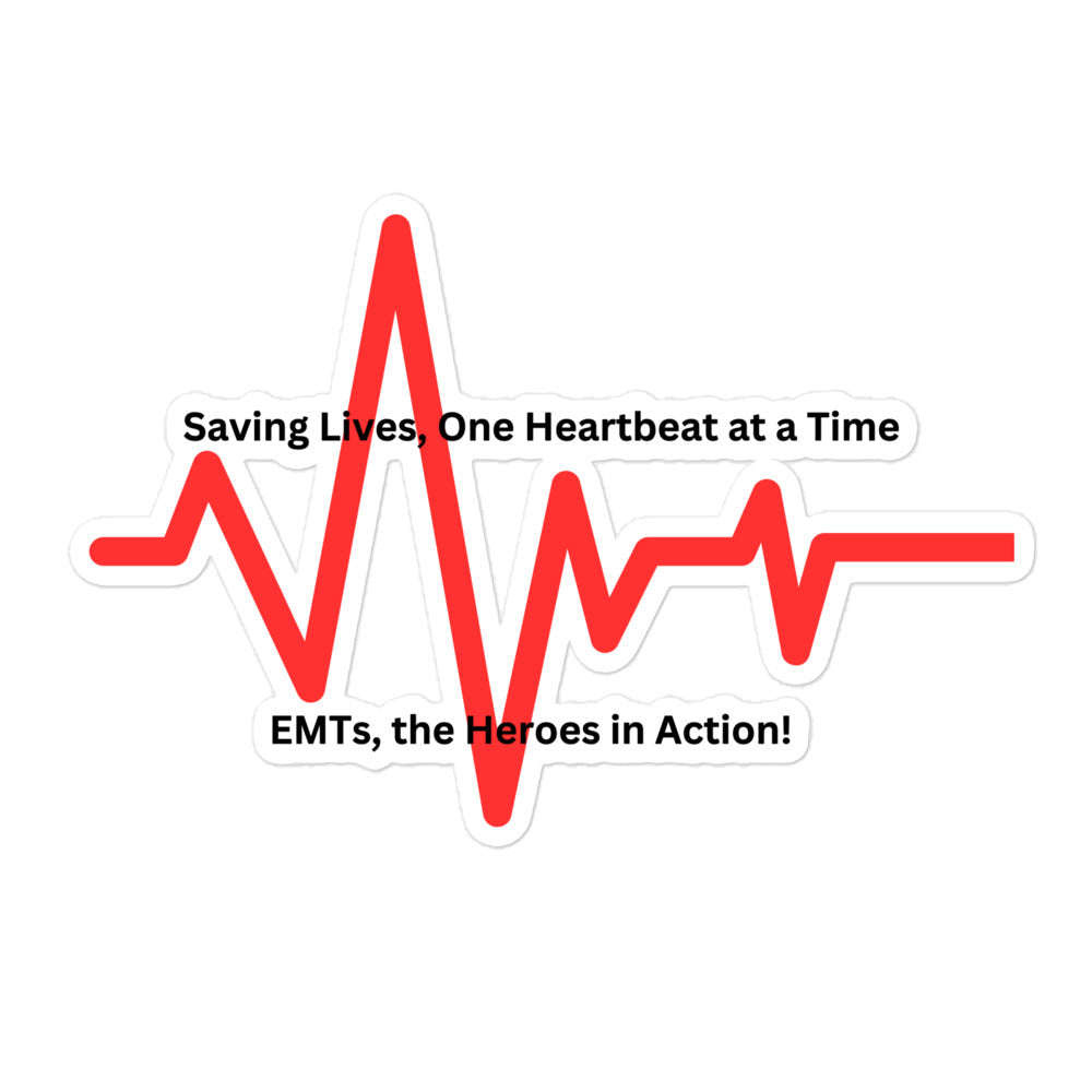 EMT Emergency Medical Tech | Bubble-Free Stickers - #tag1# - #tag2# -