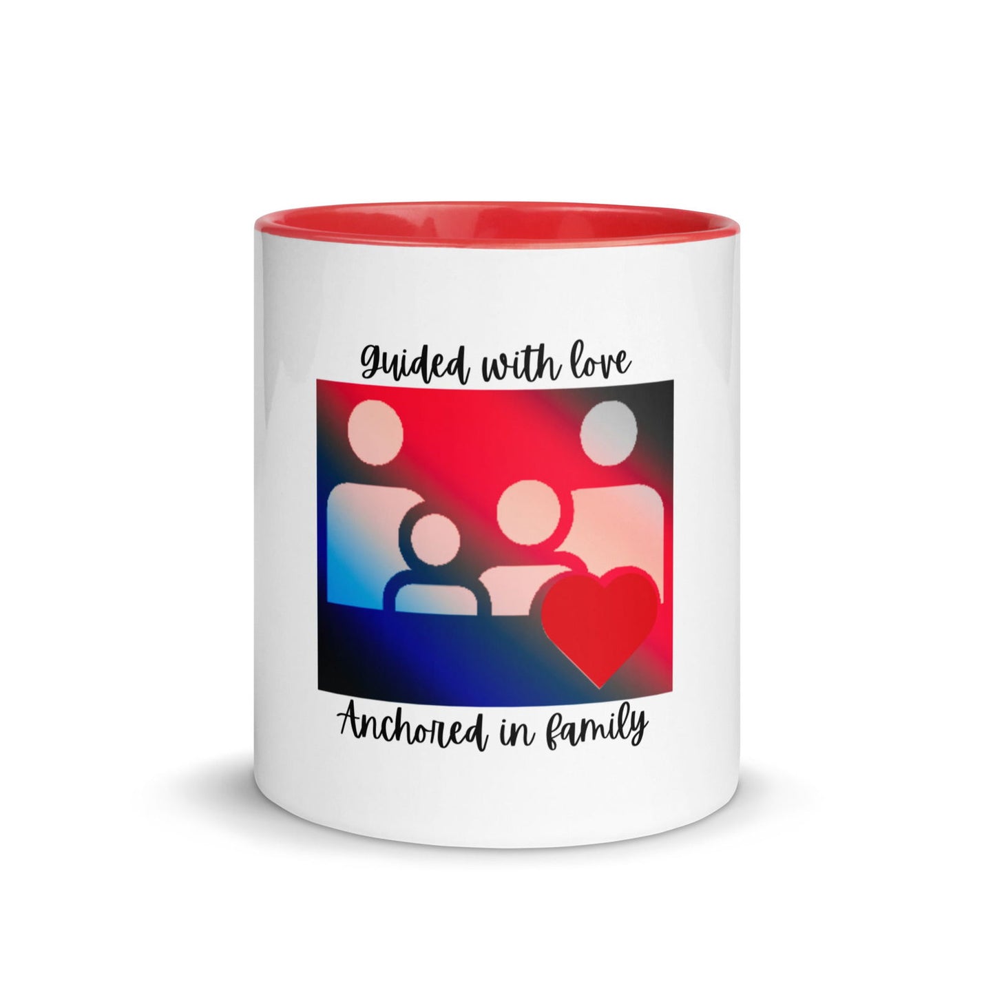 Family slogan ceramic Mug with Color Inside - #tag1# - #tag2# -