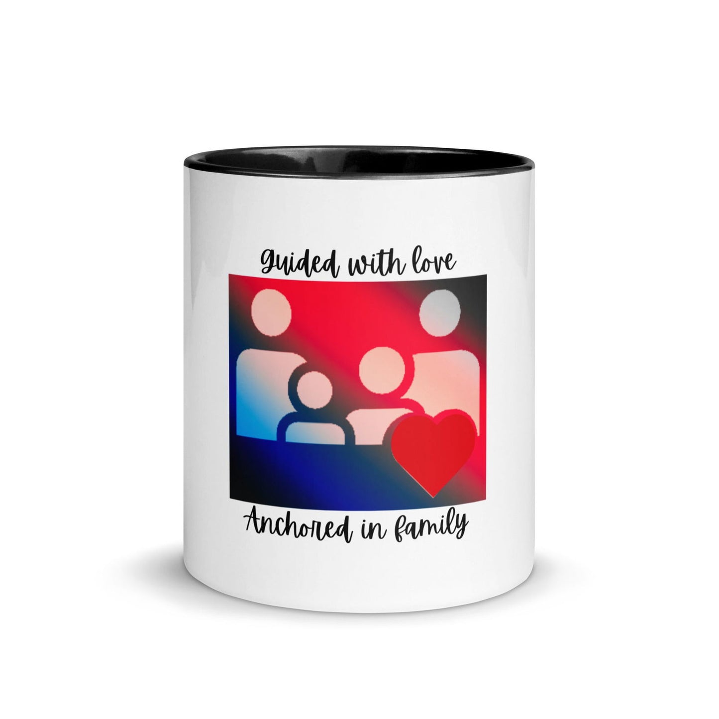 Family slogan ceramic Mug with Color Inside - #tag1# - #tag2# -