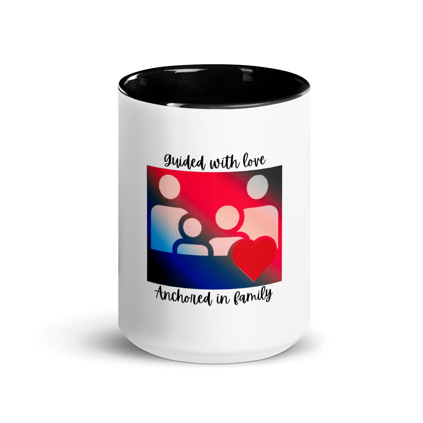 Family slogan ceramic Mug with Color Inside - #tag1# - #tag2# -