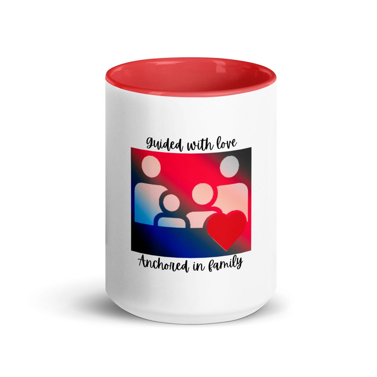 Family slogan ceramic Mug with Color Inside - #tag1# - #tag2# -