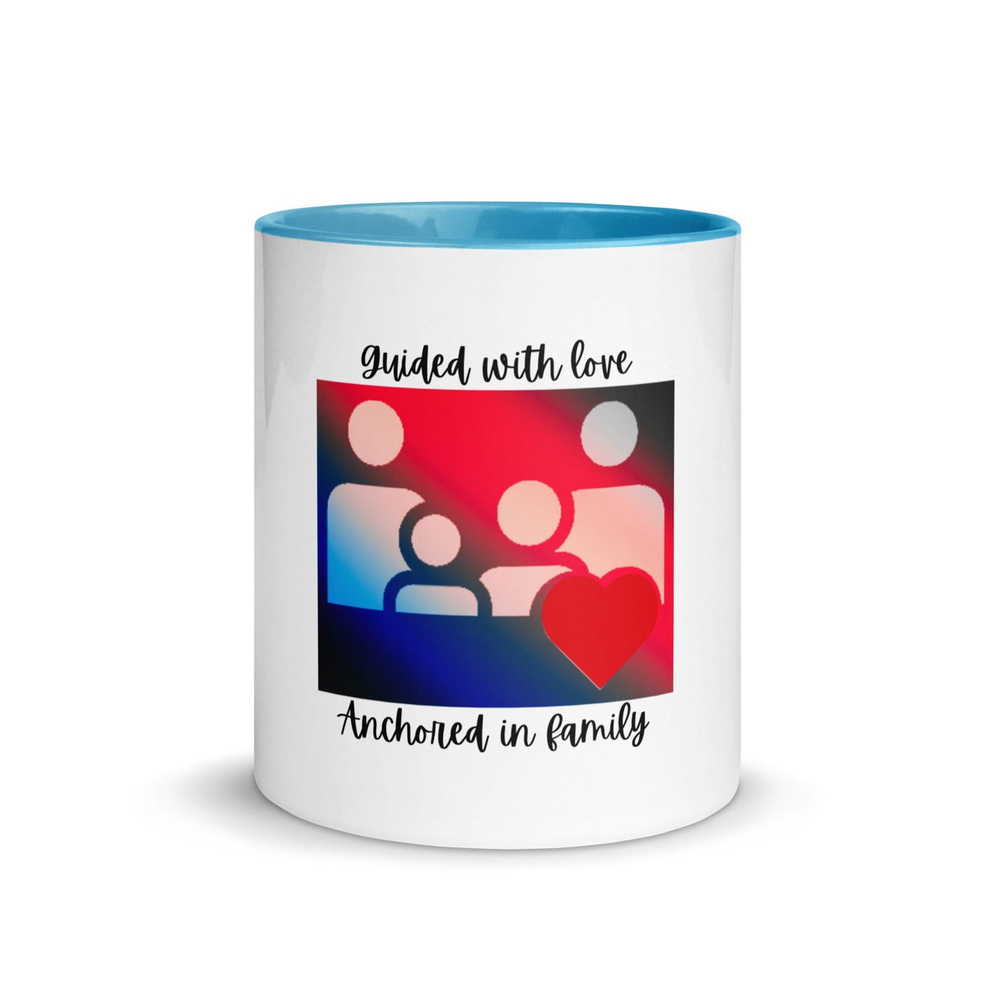 Family slogan ceramic Mug with Color Inside - #tag1# - #tag2# -