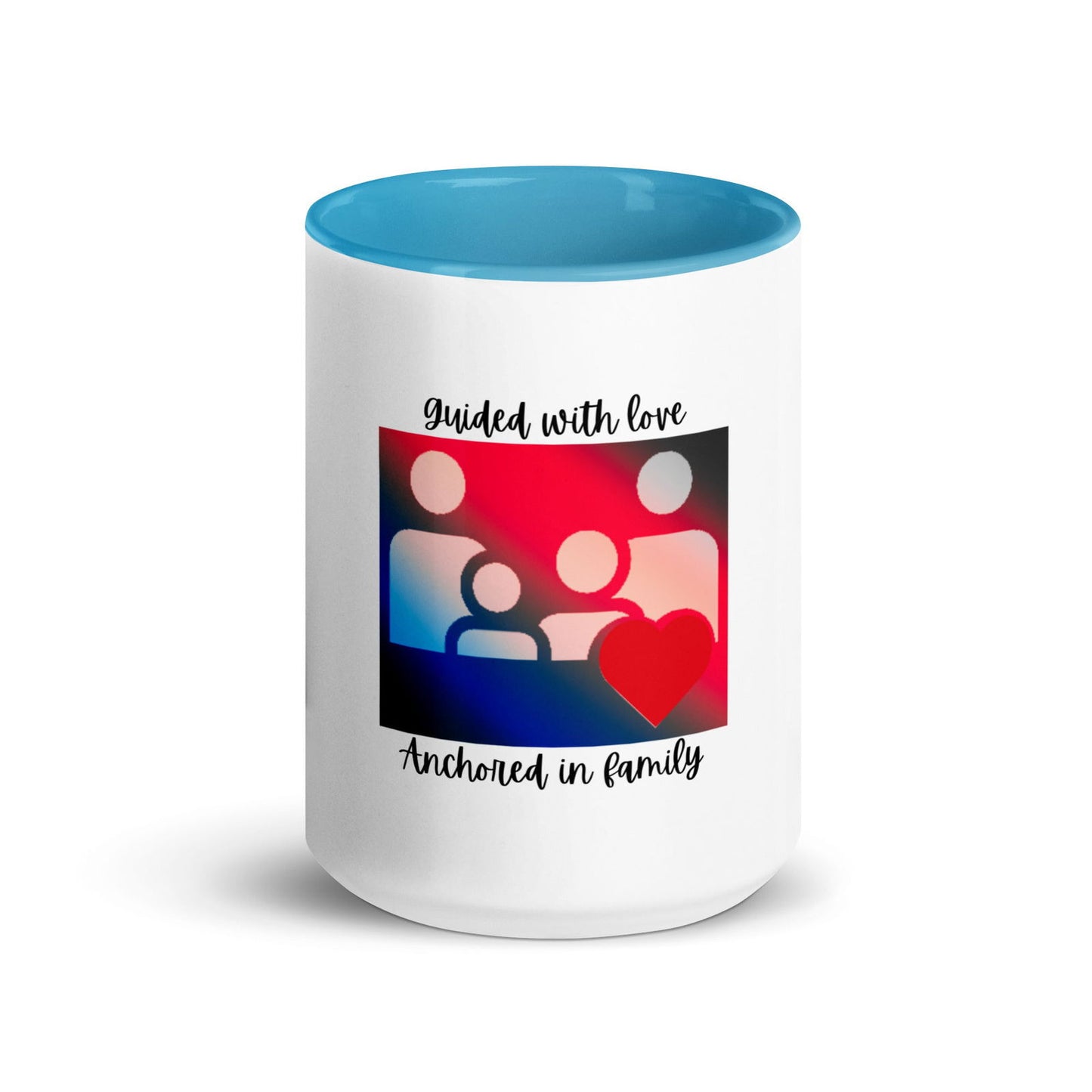 Family slogan ceramic Mug with Color Inside - #tag1# - #tag2# -