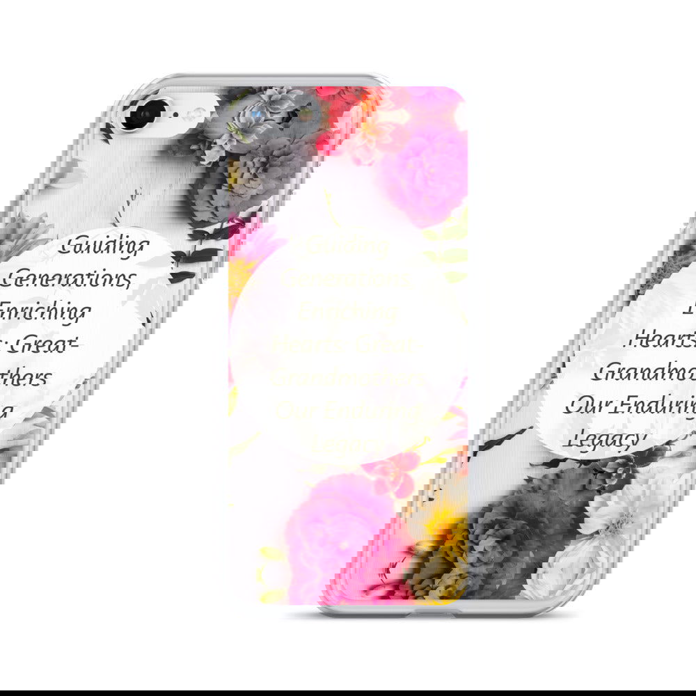 Flowered | Grandmothers | Clear Case for iPhone® - #tag1# - #tag2# -
