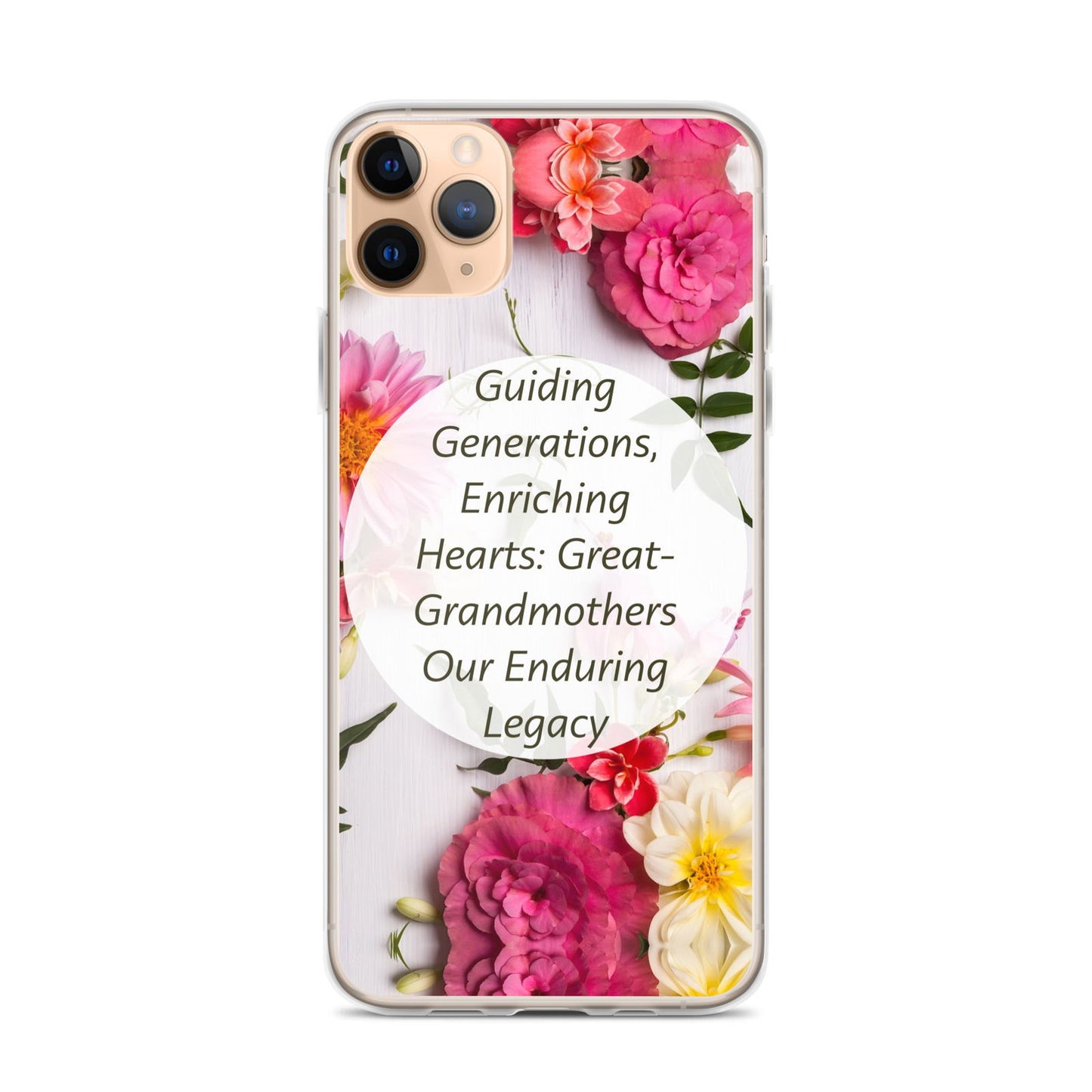 Flowered | Grandmothers | Clear Case for iPhone® - #tag1# - #tag2# -