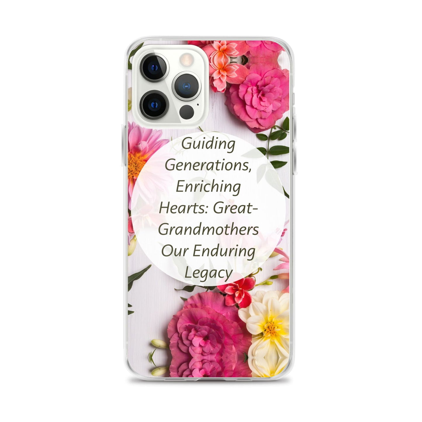 Flowered | Grandmothers | Clear Case for iPhone® - #tag1# - #tag2# -