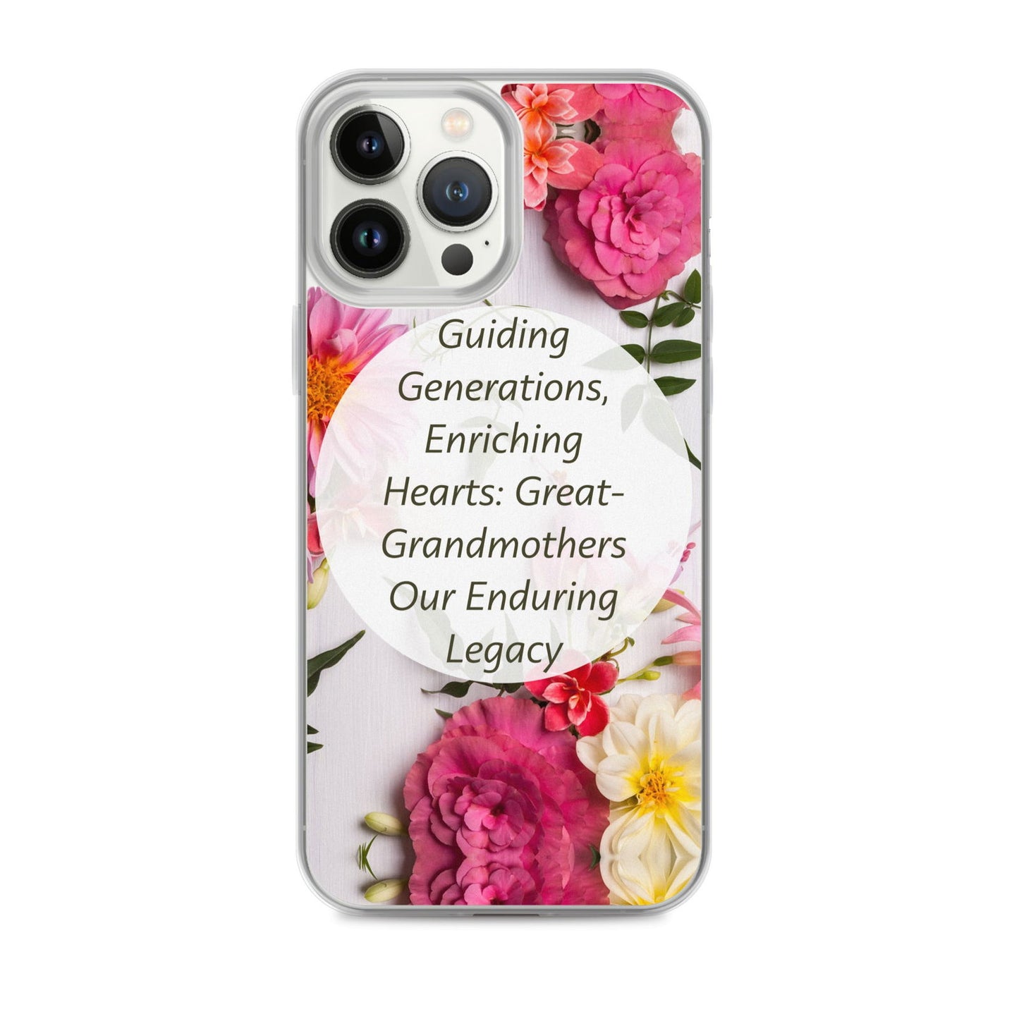 Flowered | Grandmothers | Clear Case for iPhone® - #tag1# - #tag2# -