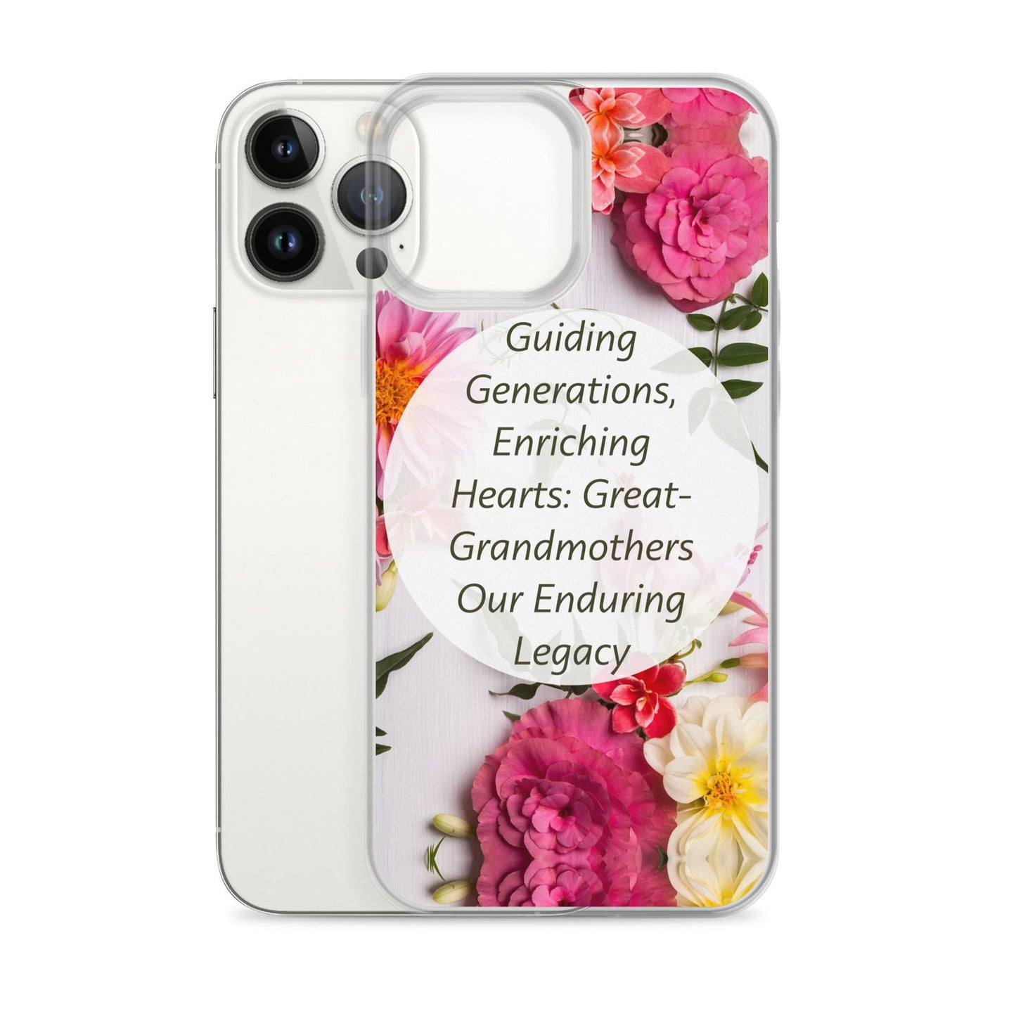 Flowered | Grandmothers | Clear Case for iPhone® - #tag1# - #tag2# -