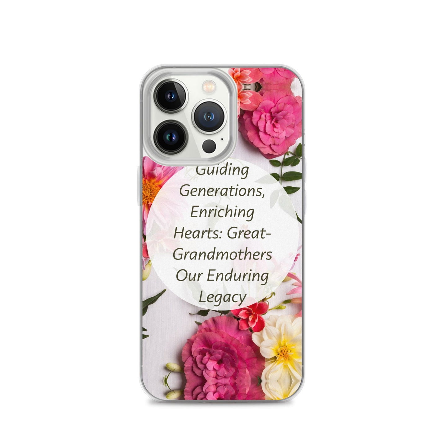 Flowered | Grandmothers | Clear Case for iPhone® - #tag1# - #tag2# -