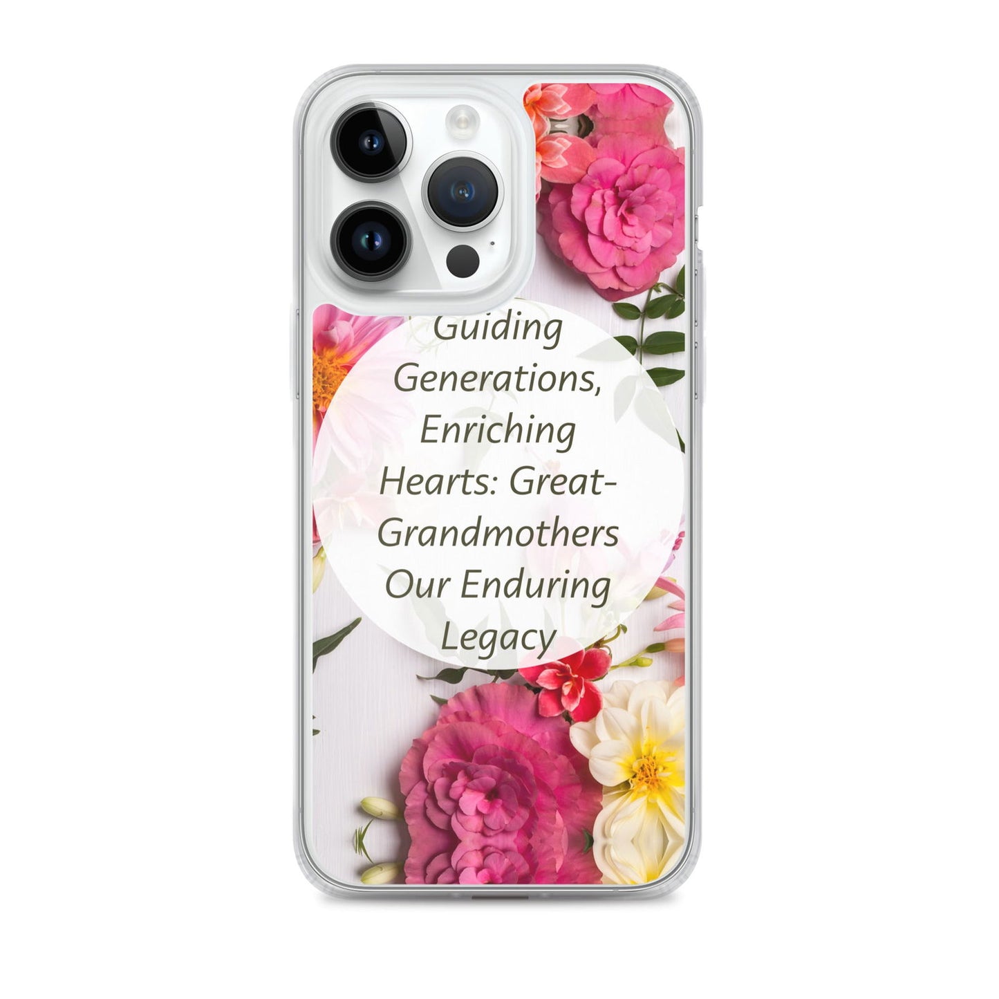 Flowered | Grandmothers | Clear Case for iPhone® - #tag1# - #tag2# -