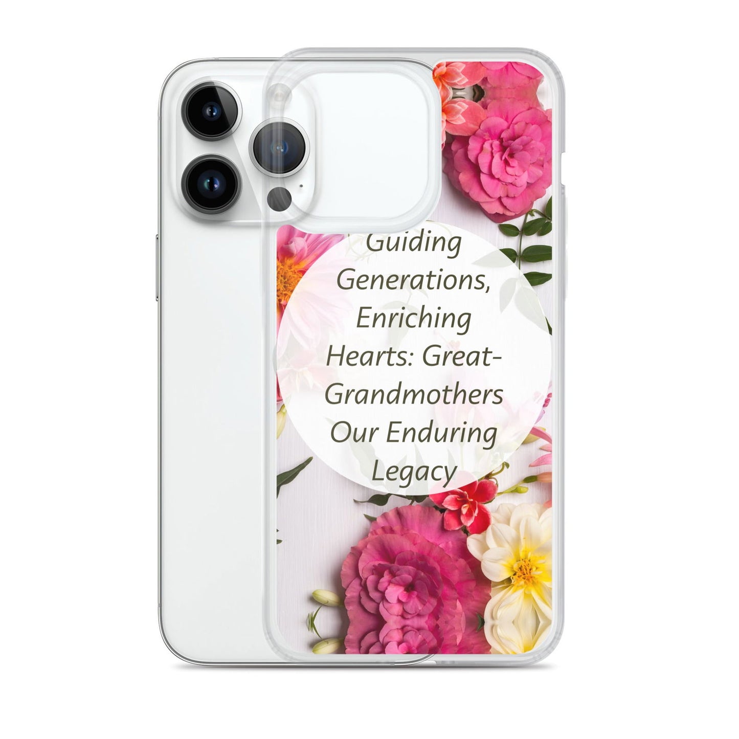 Flowered | Grandmothers | Clear Case for iPhone® - #tag1# - #tag2# -