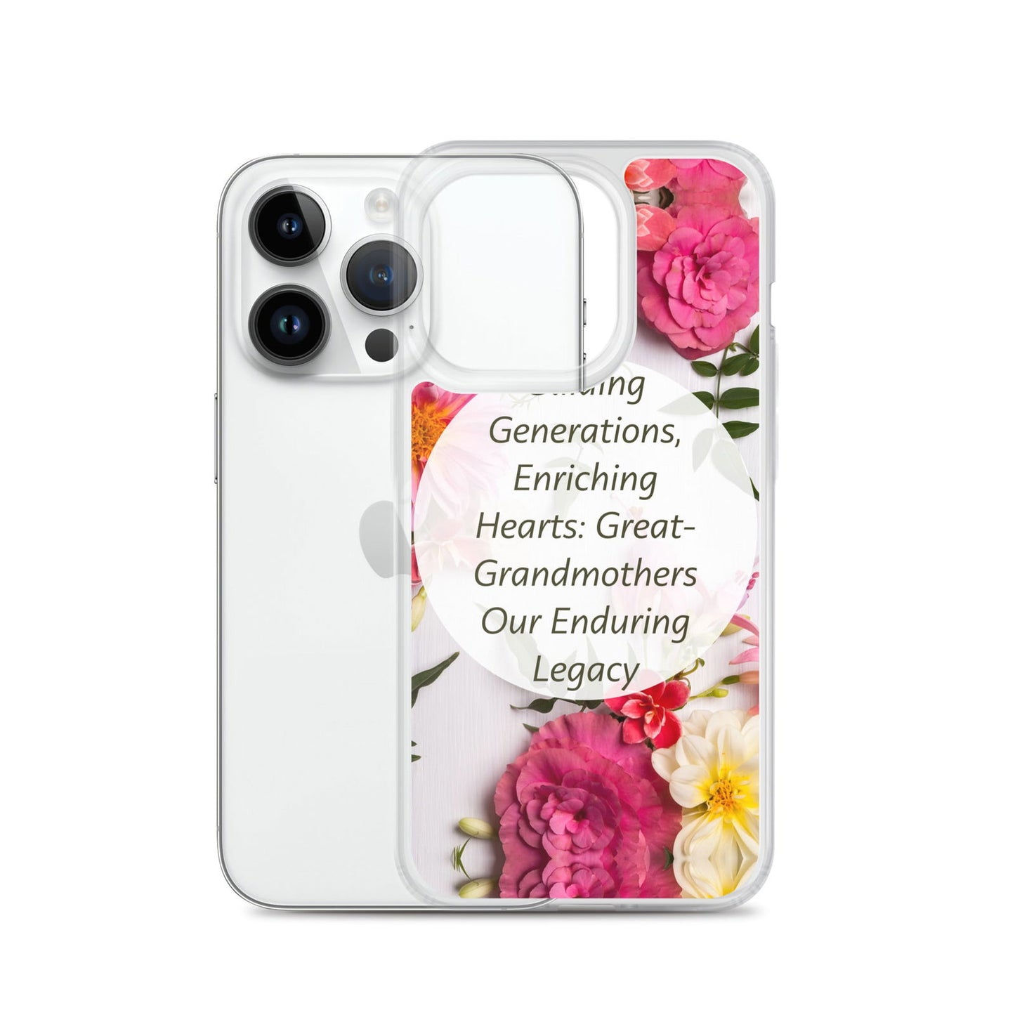 Flowered | Grandmothers | Clear Case for iPhone® - #tag1# - #tag2# -