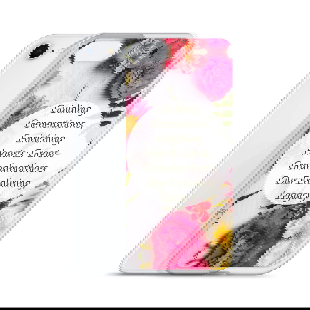 Flowered | Grandmothers | Clear Case for iPhone® - #tag1# - #tag2# -