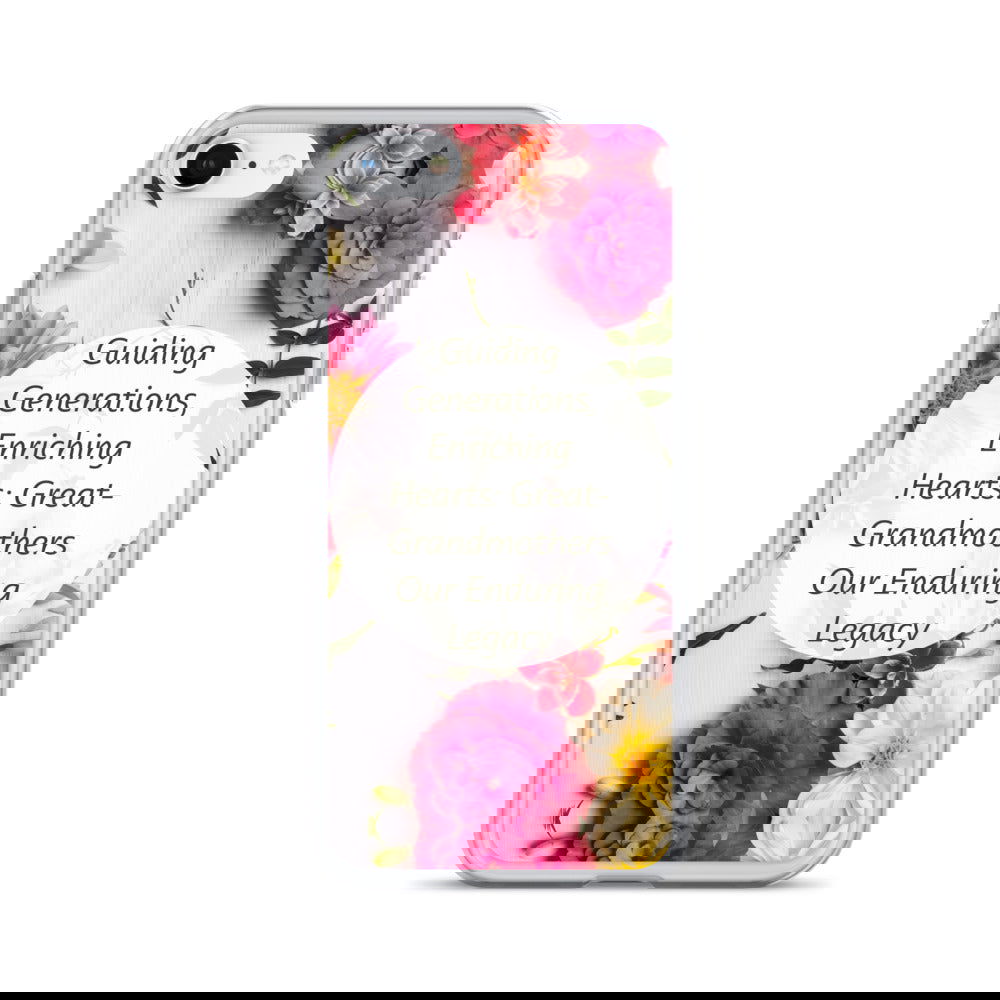 Flowered | Grandmothers | Clear Case for iPhone® - #tag1# - #tag2# -