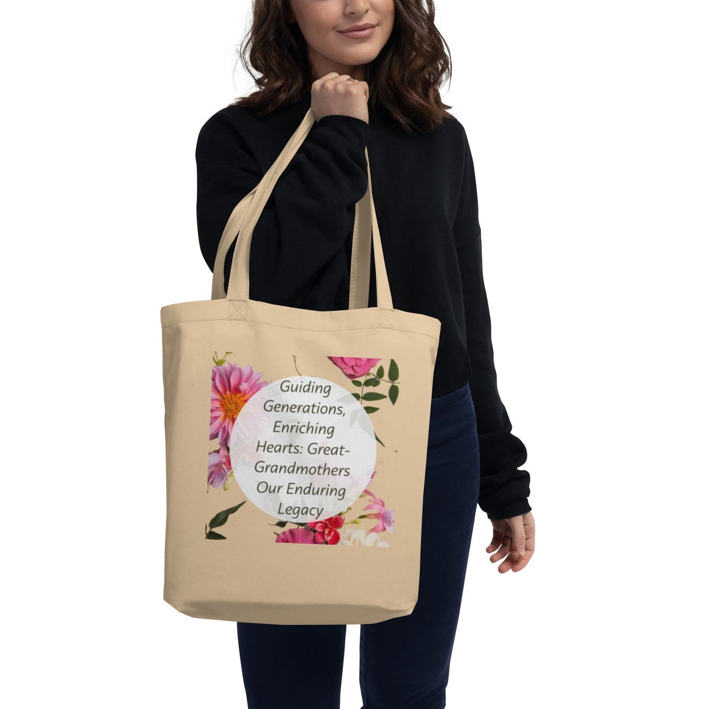 Flowered | Great-Grandmothers | Eco Tote Bag - #tag1# - #tag2# -