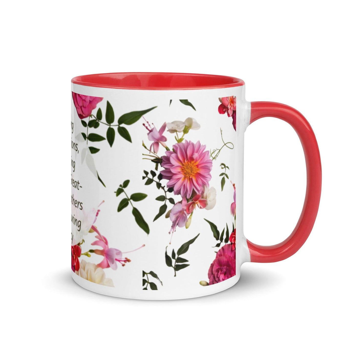 Flowered Grandmothers | Mug With Color Inside - #tag1# - #tag2# -