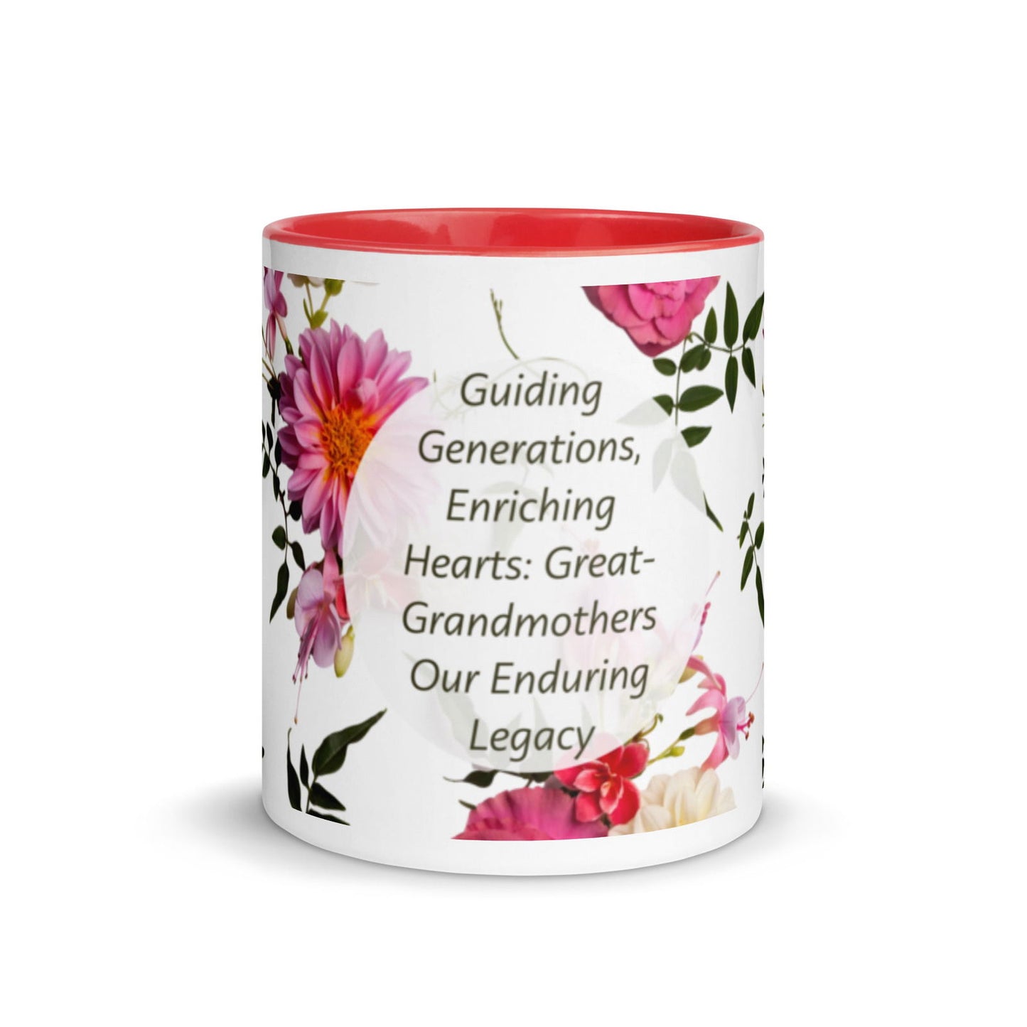 Flowered Grandmothers | Mug With Color Inside - #tag1# - #tag2# -
