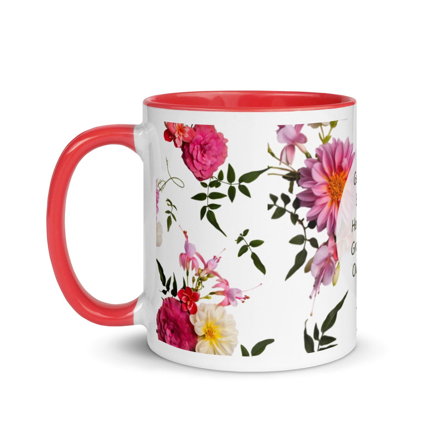 Flowered Grandmothers | Mug With Color Inside - #tag1# - #tag2# -
