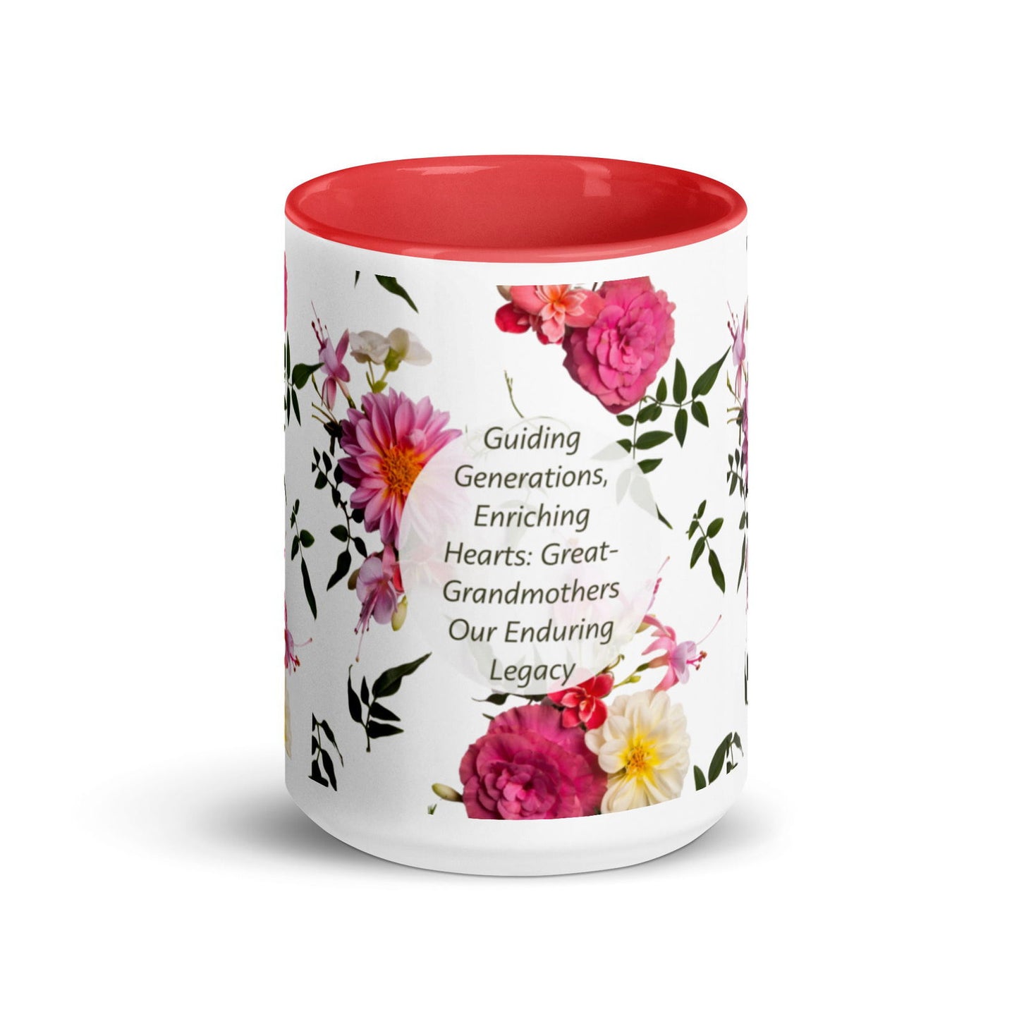 Flowered Grandmothers | Mug With Color Inside - #tag1# - #tag2# -