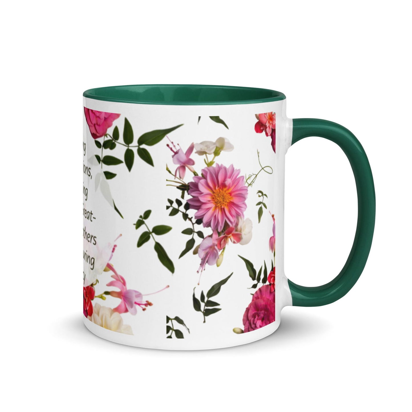 Flowered Grandmothers | Mug With Color Inside - #tag1# - #tag2# -
