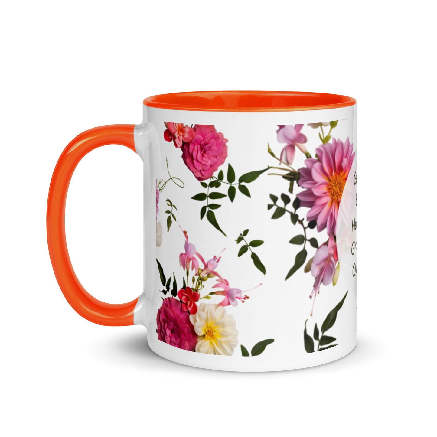 Flowered Grandmothers | Mug With Color Inside - #tag1# - #tag2# -