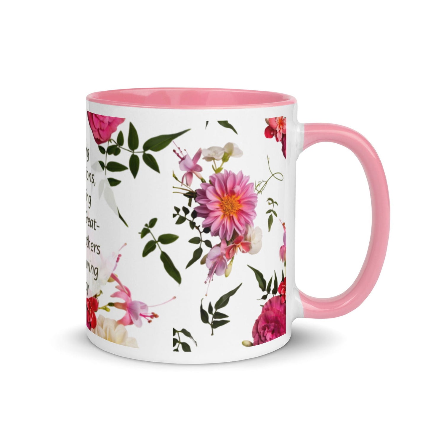 Flowered Grandmothers | Mug With Color Inside - #tag1# - #tag2# -