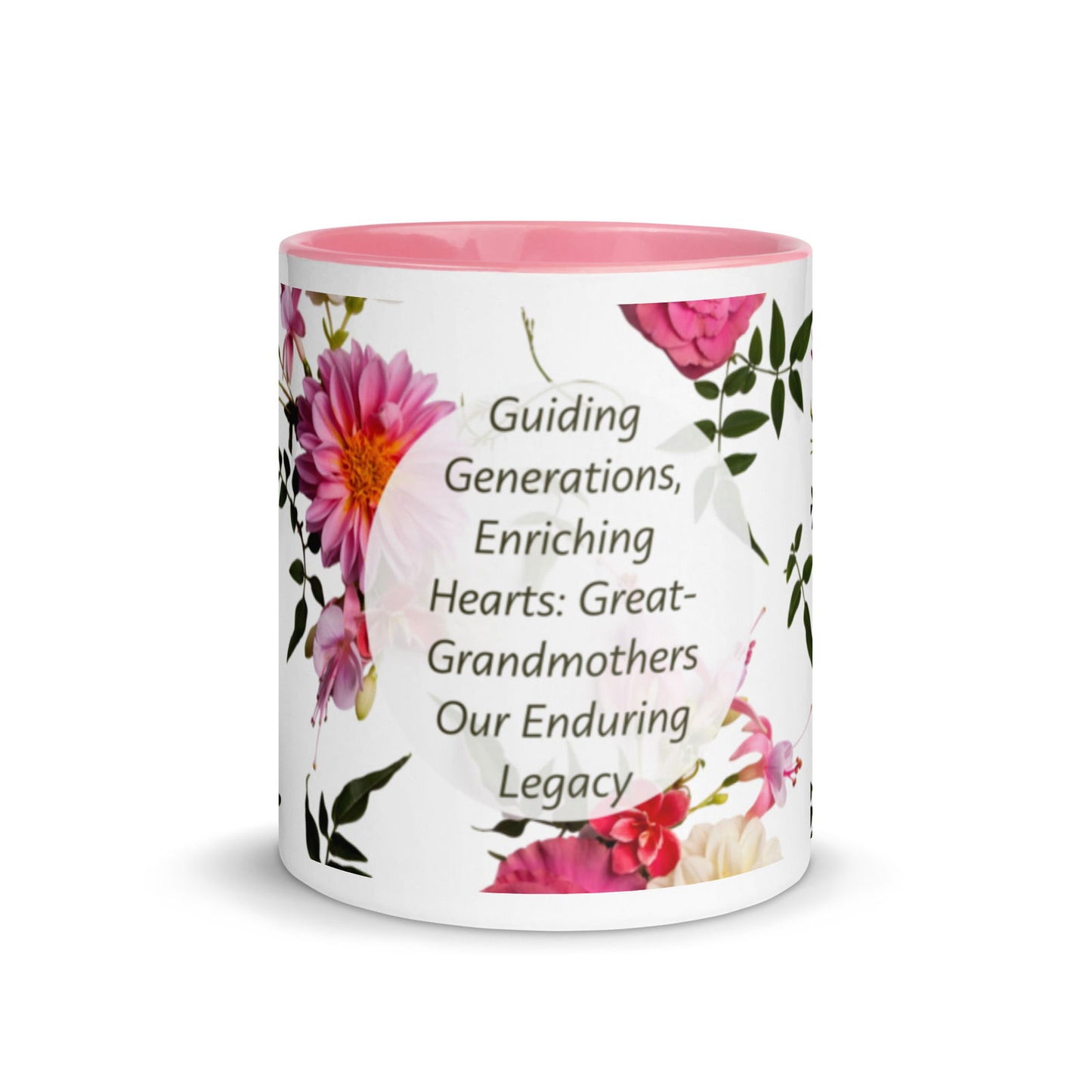 Flowered Grandmothers | Mug With Color Inside - #tag1# - #tag2# -