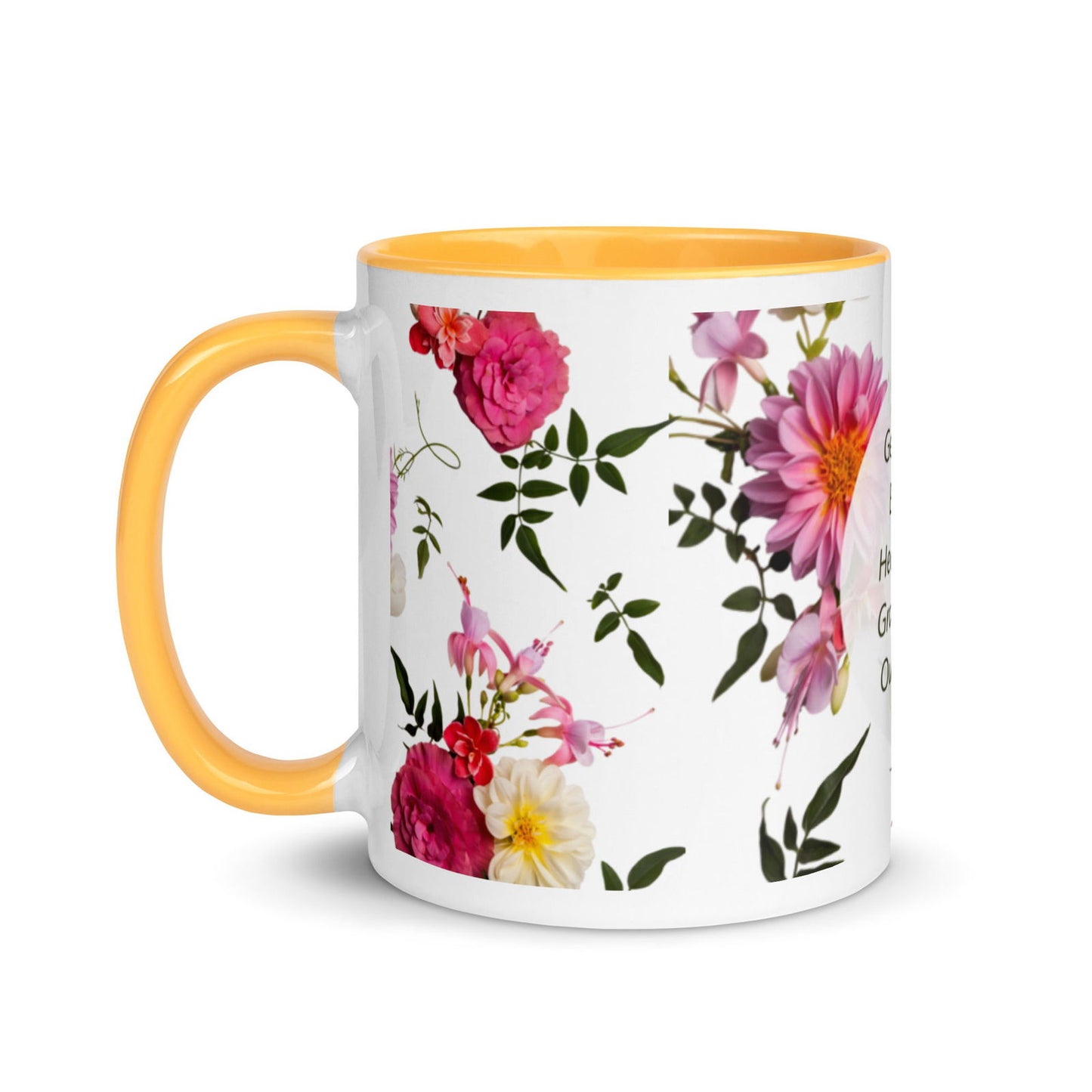 Flowered Grandmothers | Mug With Color Inside - #tag1# - #tag2# -