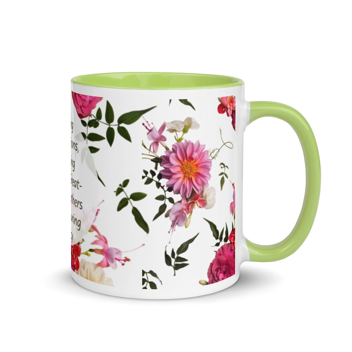 Flowered Grandmothers | Mug With Color Inside - #tag1# - #tag2# -