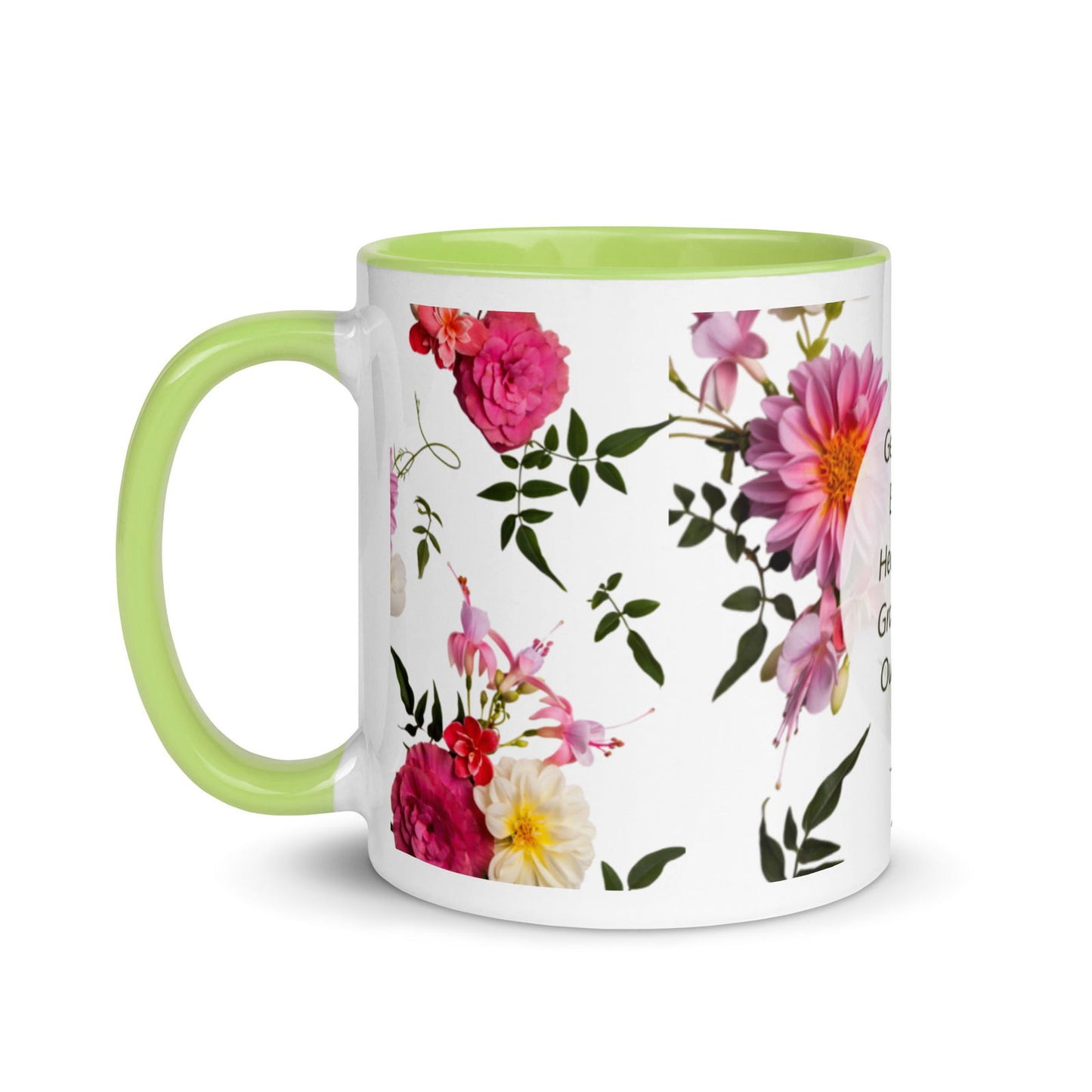 Flowered Grandmothers | Mug With Color Inside - #tag1# - #tag2# -