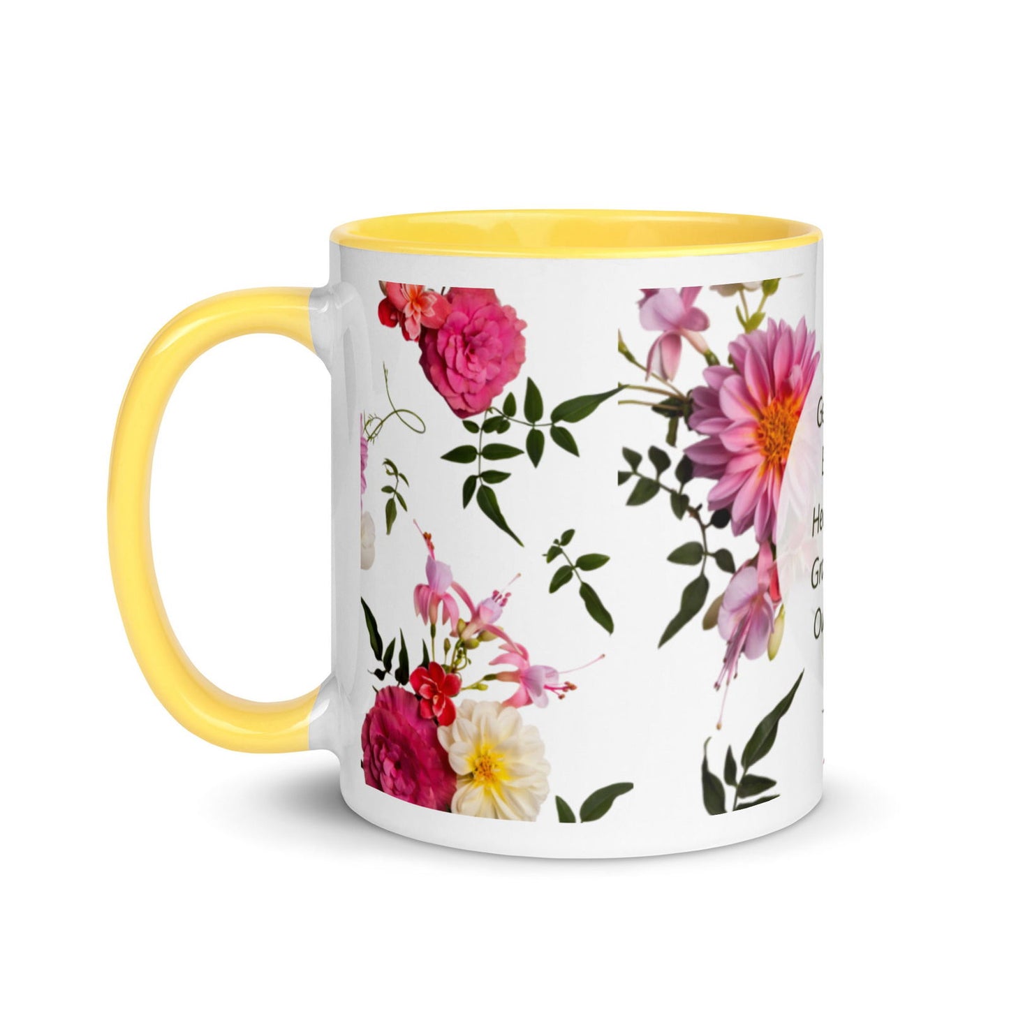 Flowered Grandmothers | Mug With Color Inside - #tag1# - #tag2# -