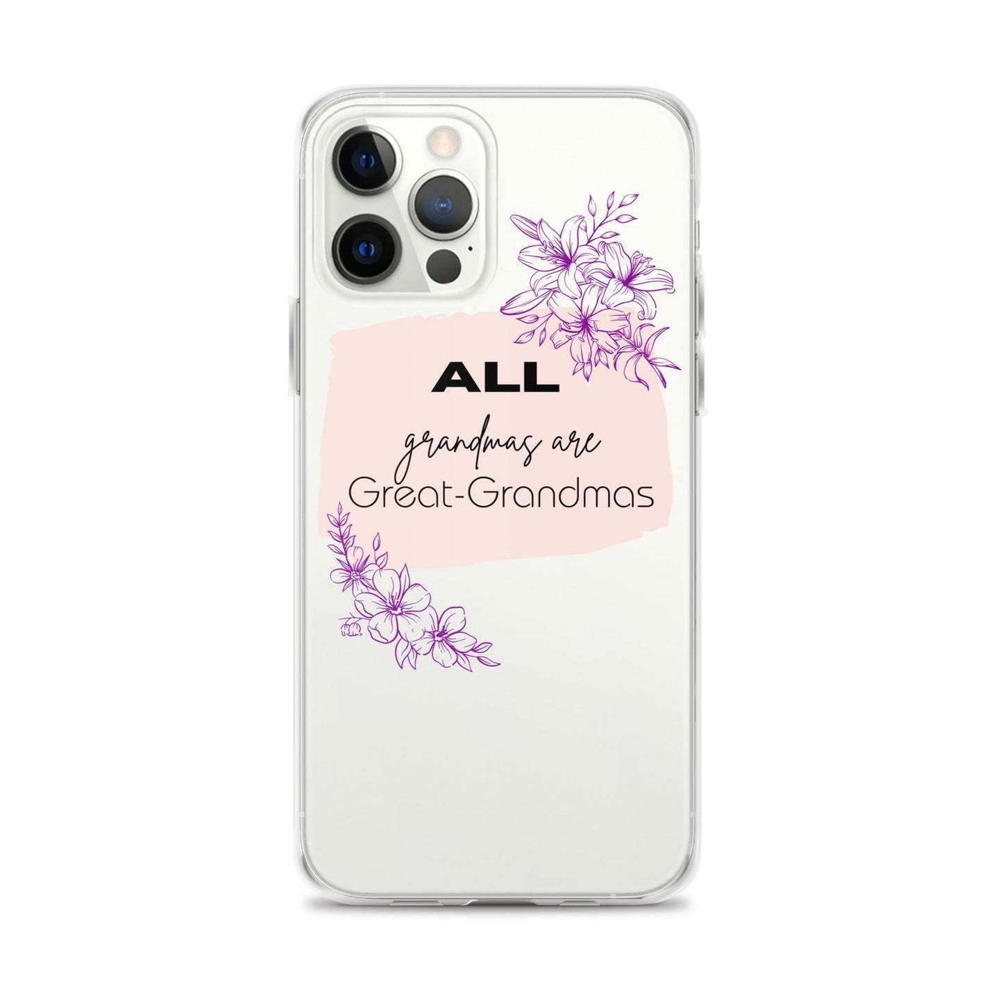 Grandmas Clear Case for iPhone® - #tag1# - #tag2# -