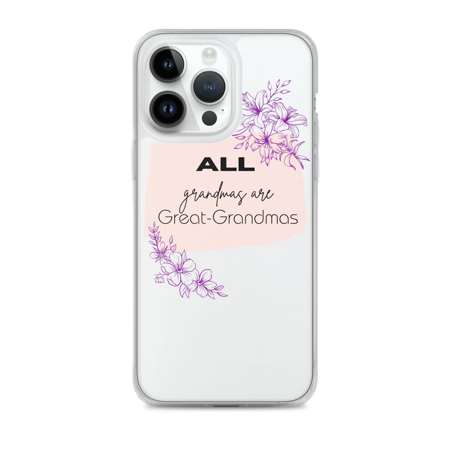 Grandmas Clear Case for iPhone® - #tag1# - #tag2# -