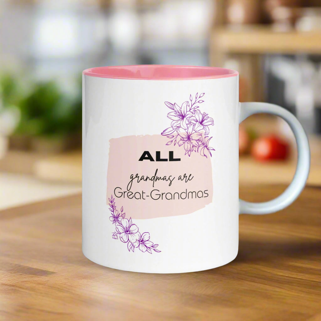 Grandmas Coffee Mug with Color Inside - #tag1# - #tag2# -