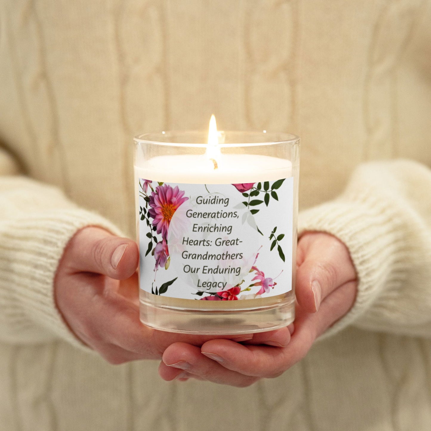 Grandmothers Legacy Glass jar soy wax candle - #tag1# - #tag2# -