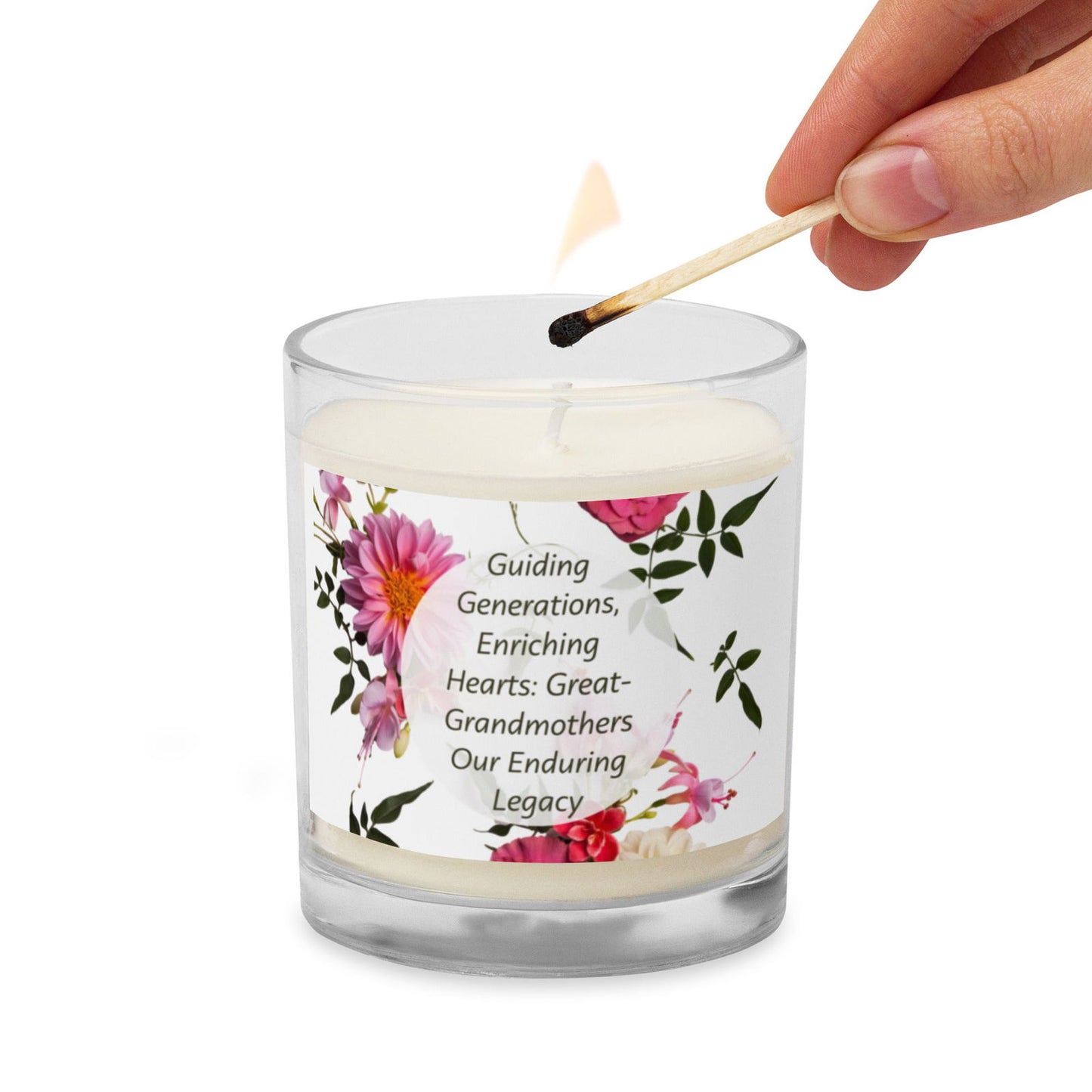 Grandmothers Legacy Glass jar soy wax candle - #tag1# - #tag2# -