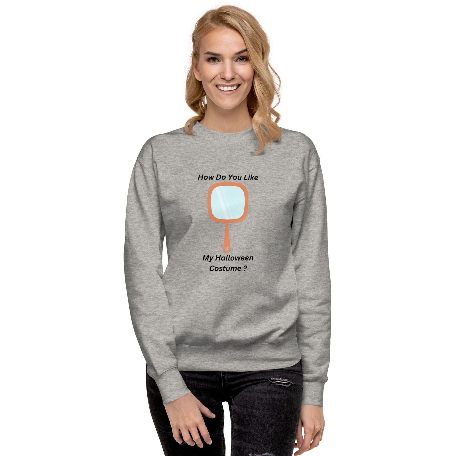 How Do You Like My Halloween Costume? halloween Unisex Premium Sweatshirt - #tag1# - #tag2# -