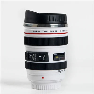 Camera Lens Shape | Coffee Tea | Travel Mug