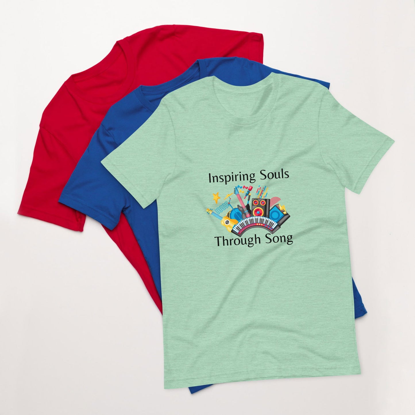 Inspiring Souls Through Song | Short Sleeve | Unisex T-Shirt - #tag1# - #tag2# -