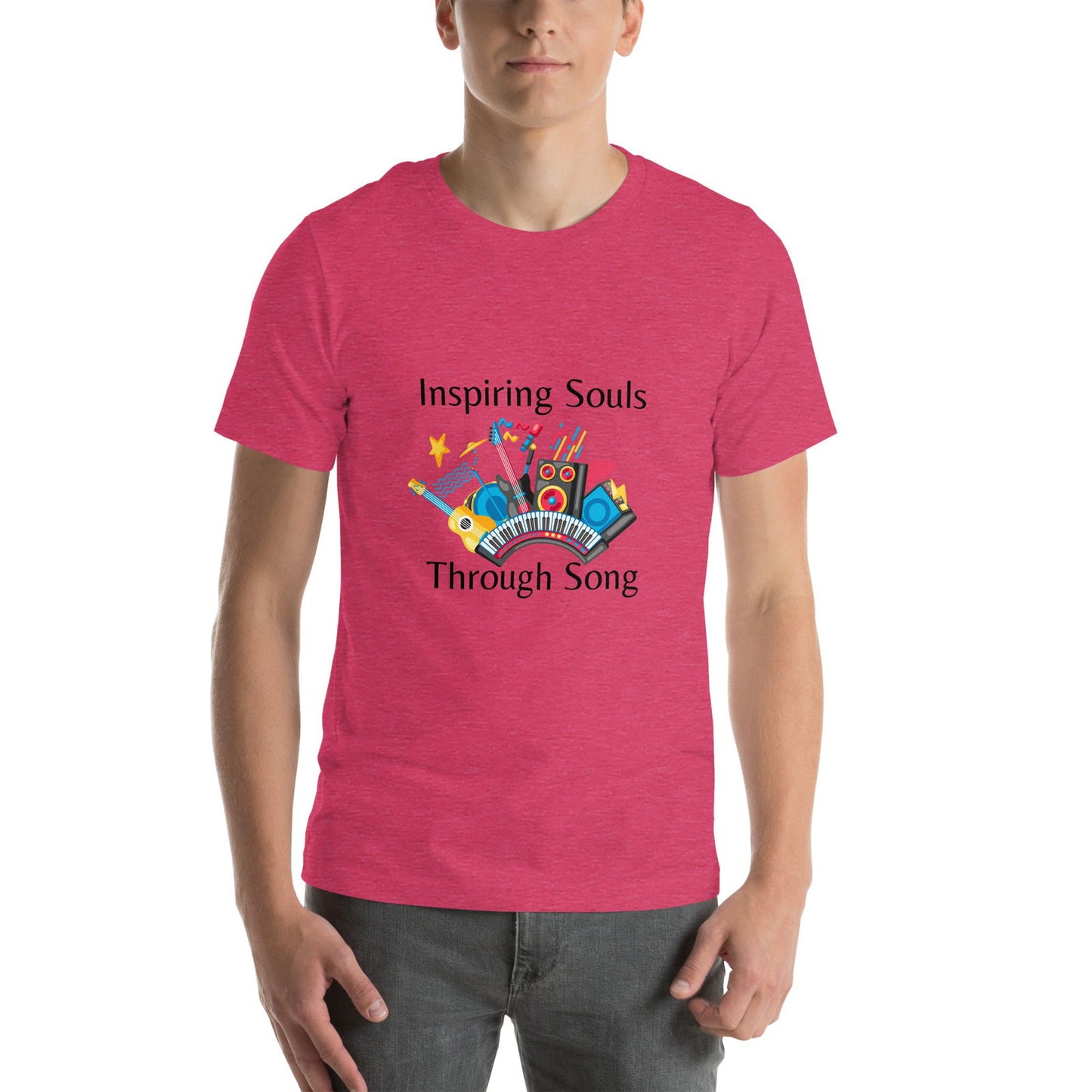 Inspiring Souls Through Song | Short Sleeve | Unisex T-Shirt - #tag1# - #tag2# -