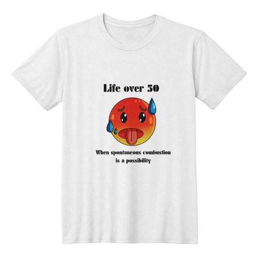 Life Over 50 humorous Tee   - #tag1# - #tag2# -
