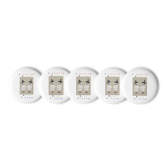 Looking Good Boo Thang LGBT halloween Set of pin buttons   - #tag1# - #tag2# -