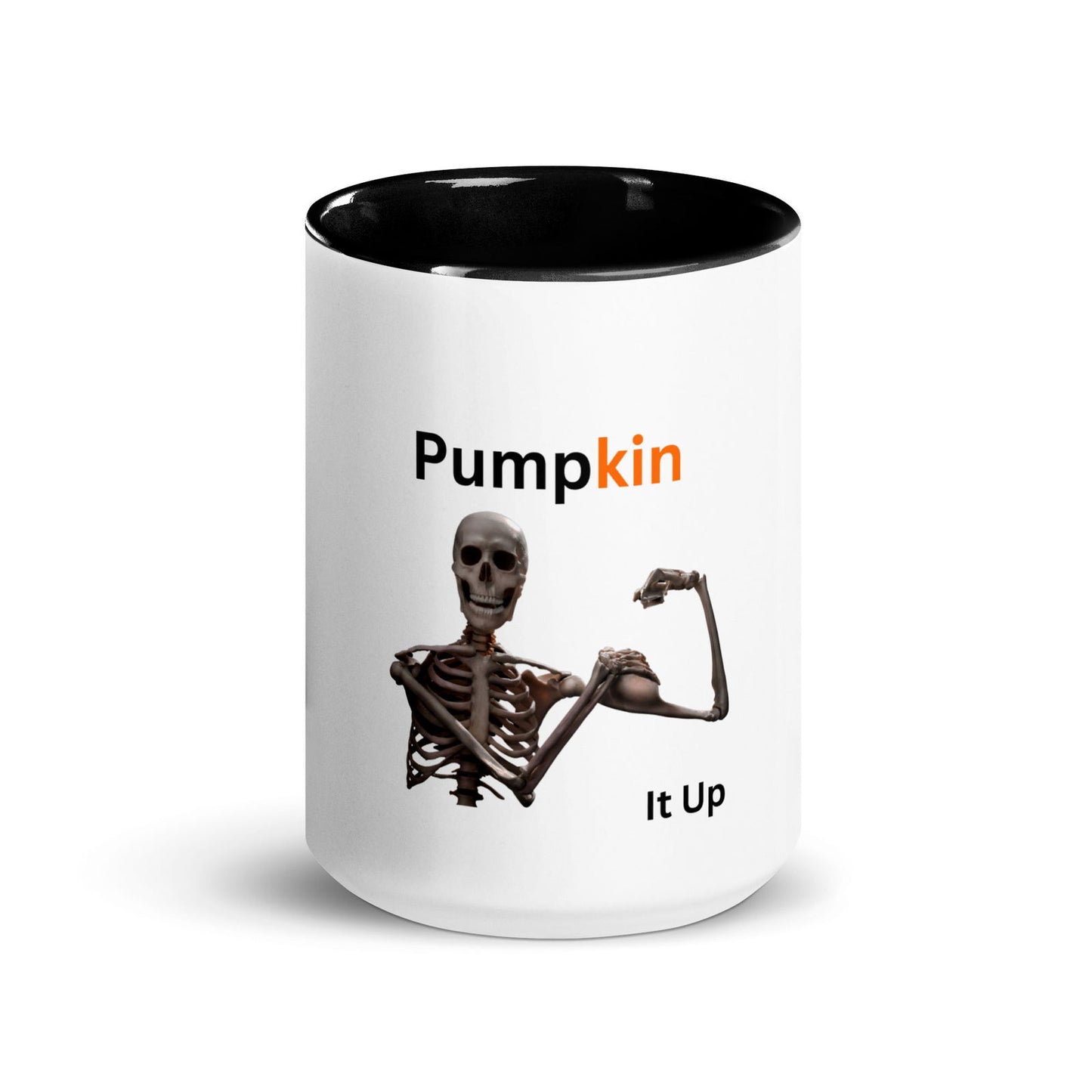 Pumpkin It Up halloween Mug with Color Inside - #tag1# - #tag2# -