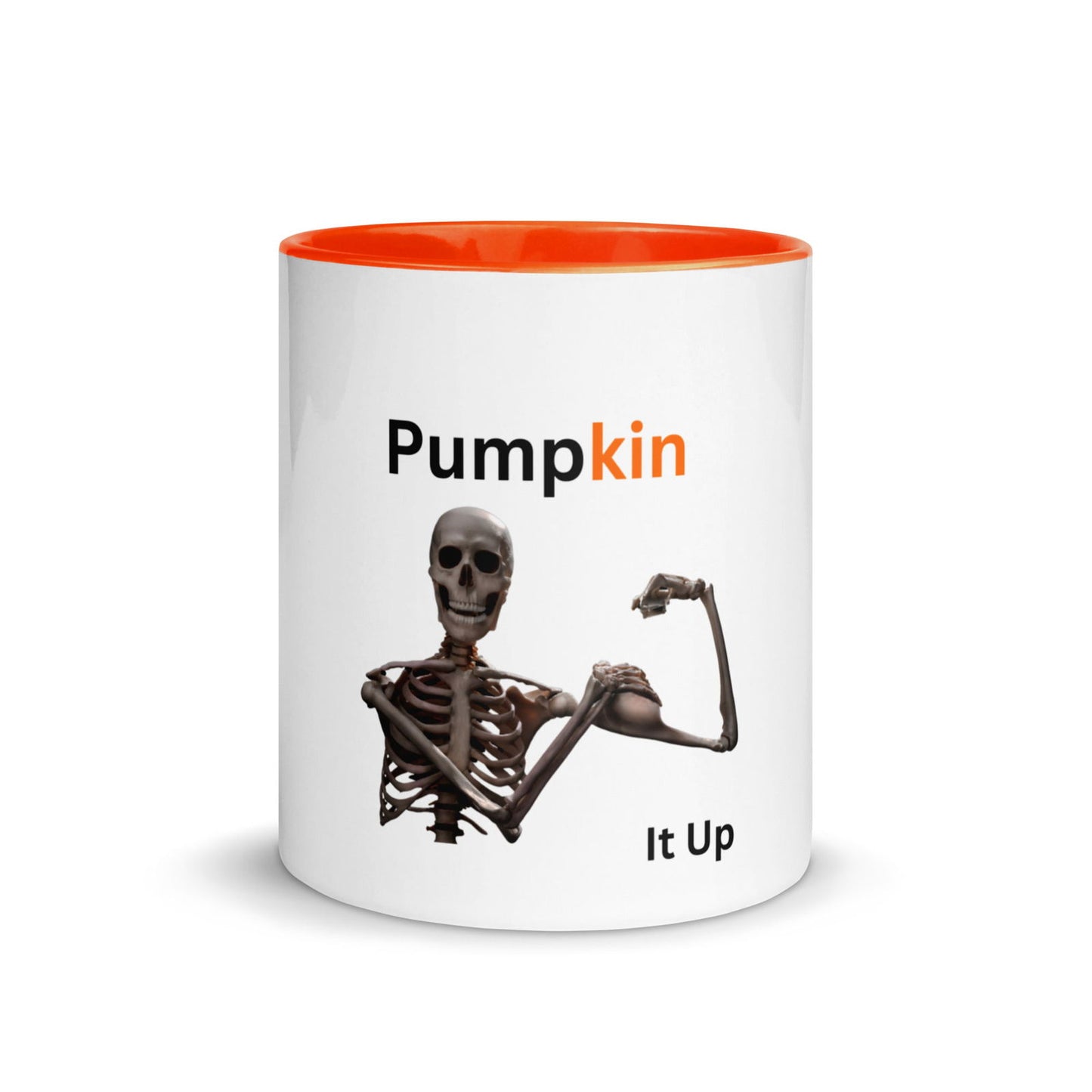 Pumpkin It Up halloween Mug with Color Inside - #tag1# - #tag2# -