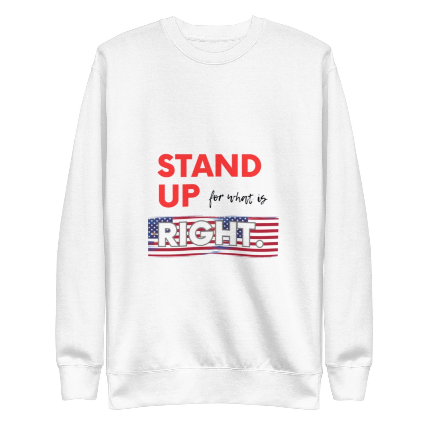 Stand Up For What Is Right Unisex Premium Sweatshirt - #tag1# - #tag2# -