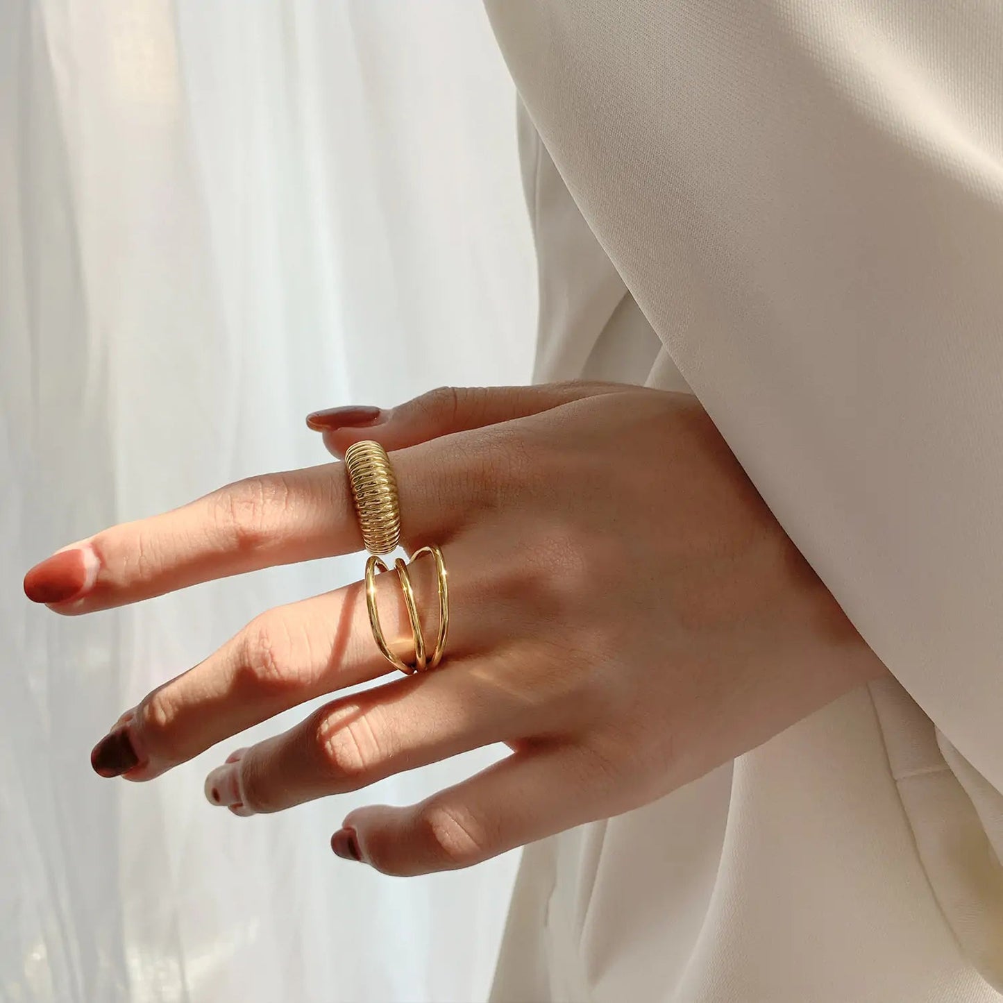 Vintage Stripes Engagement Jewelry - #tag1# - #tag2# -