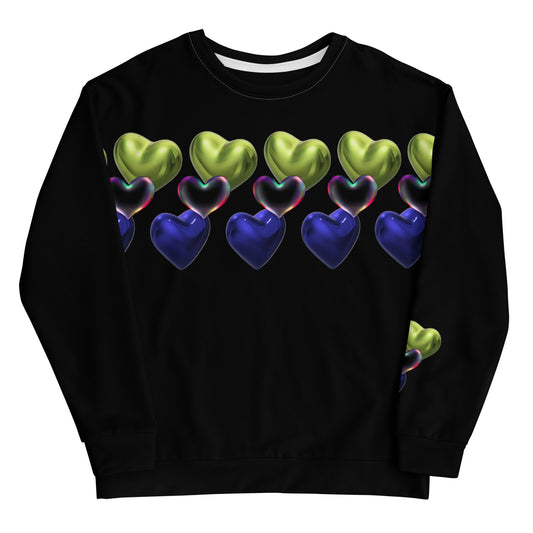 Hearts | Unisex Sweatshirt   - #tag1# - #tag2# -